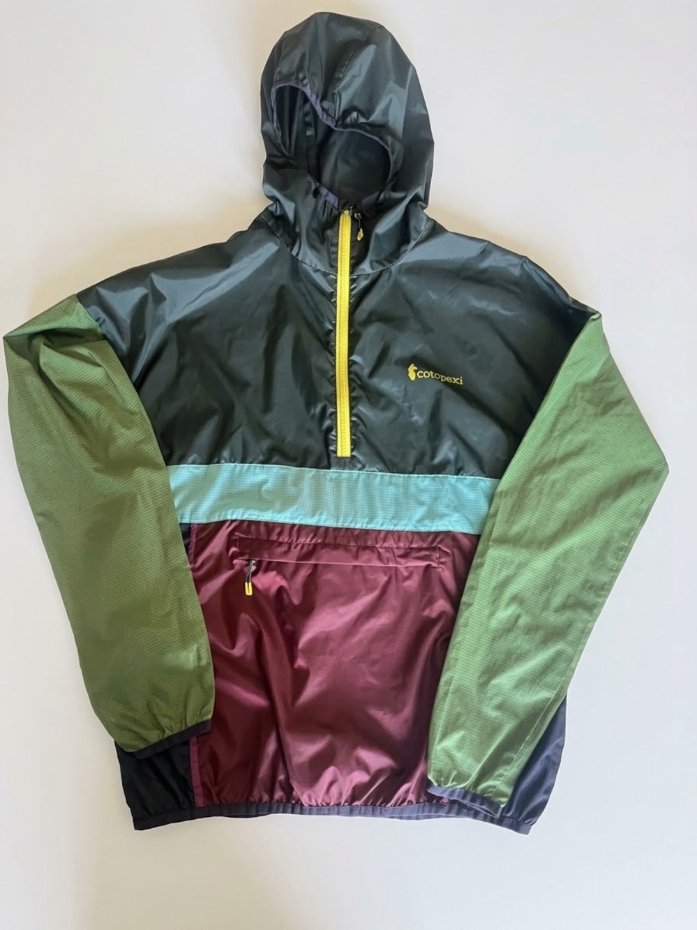 Cotopaxi Teca Half-Zip Windbreaker Pullover Colorblock Jacket Men M